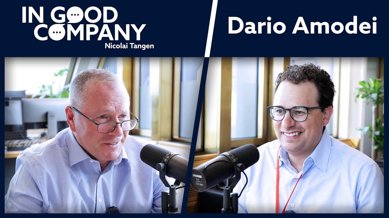Dario Amodei - CEO of Anthropic | Podcast | In Good Company ...