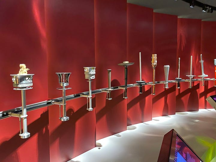 pictures of journals, museum, park -- examples of artist way dates