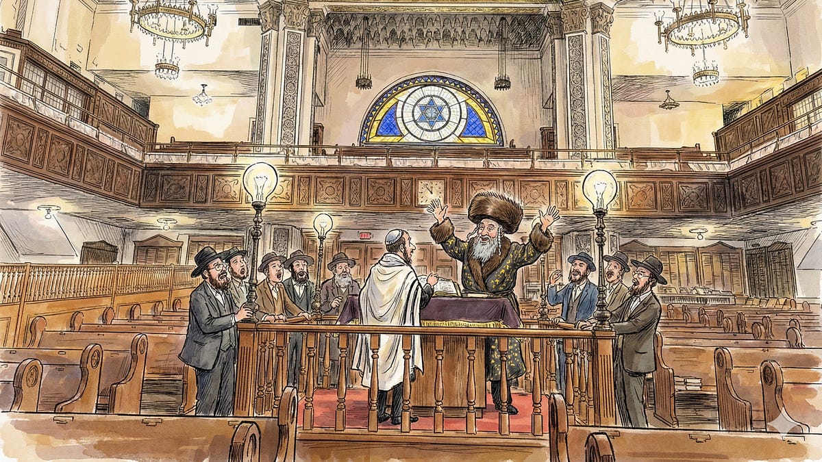 The Spectacle of a Chazan - by D. Nevelist