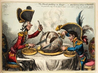 Some of Gillray's most famous cartoons