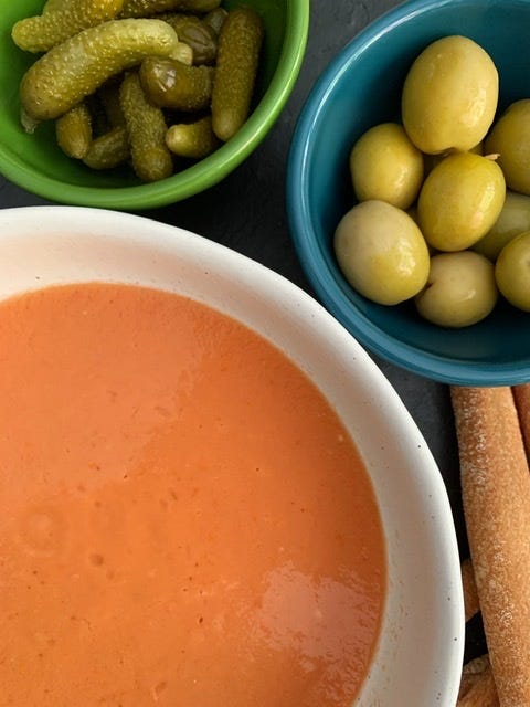 Gazpacho is a dish best served cold - Come como Kiki
