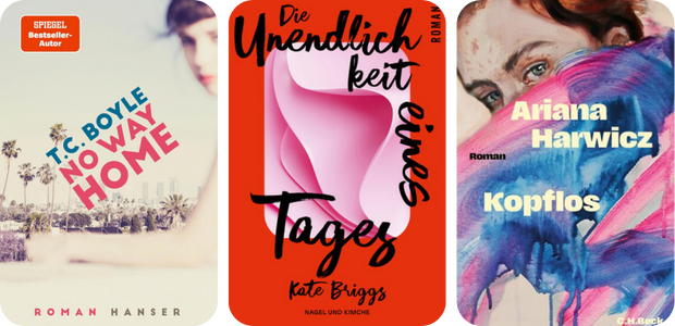 Frisch erschienen: No Way Home von T. C. Boyle, Die Unendlichkeit eines Tages von Kate Briggs, Kopflos von Ariana Harwicz