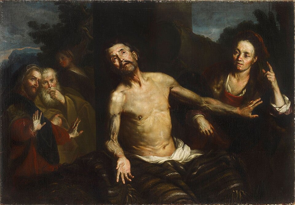 The Sufferings of Job (Silvestro Chiesa, 1623–1657)