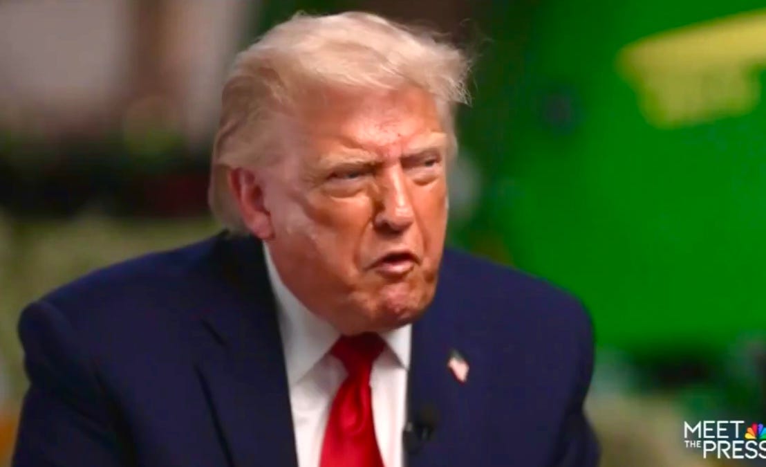 Trump walks out of Meet the Press interview with Kristen Welker