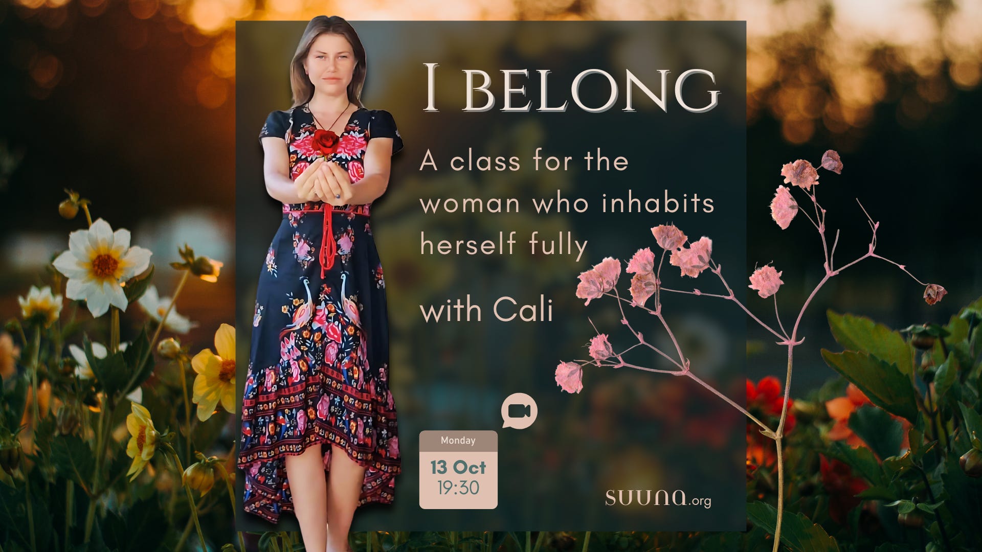 SUUNA în octombrie: I Belong, Detox Ayurvedic, Cerc de Lună Nouă + înscrieri la Formarea în Aura Reading