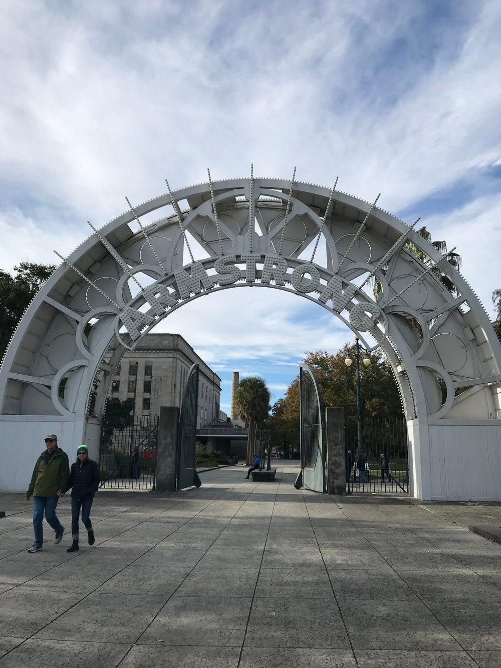 Southern Main Gate into Louis Armstrong Park Southern Main Gate into Louis Armstrong Park