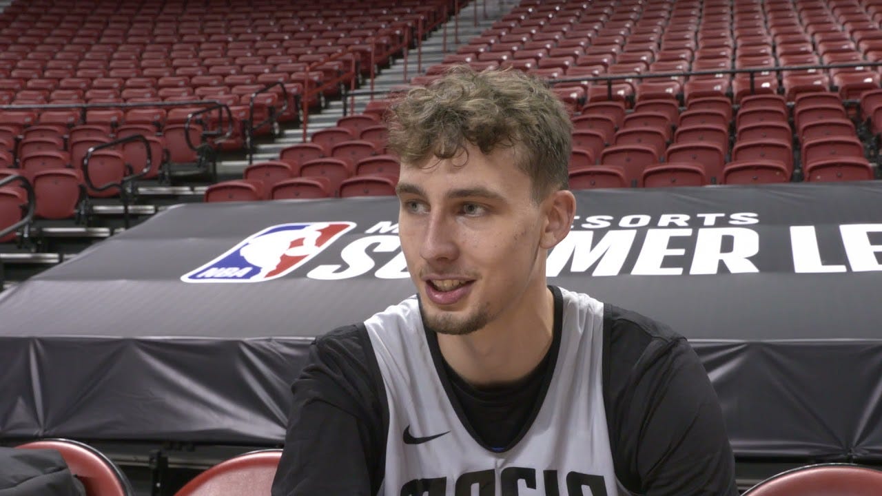 Franz Wagner on the First Day of NBA Summer League Practice | Orlando Magic  - YouTube