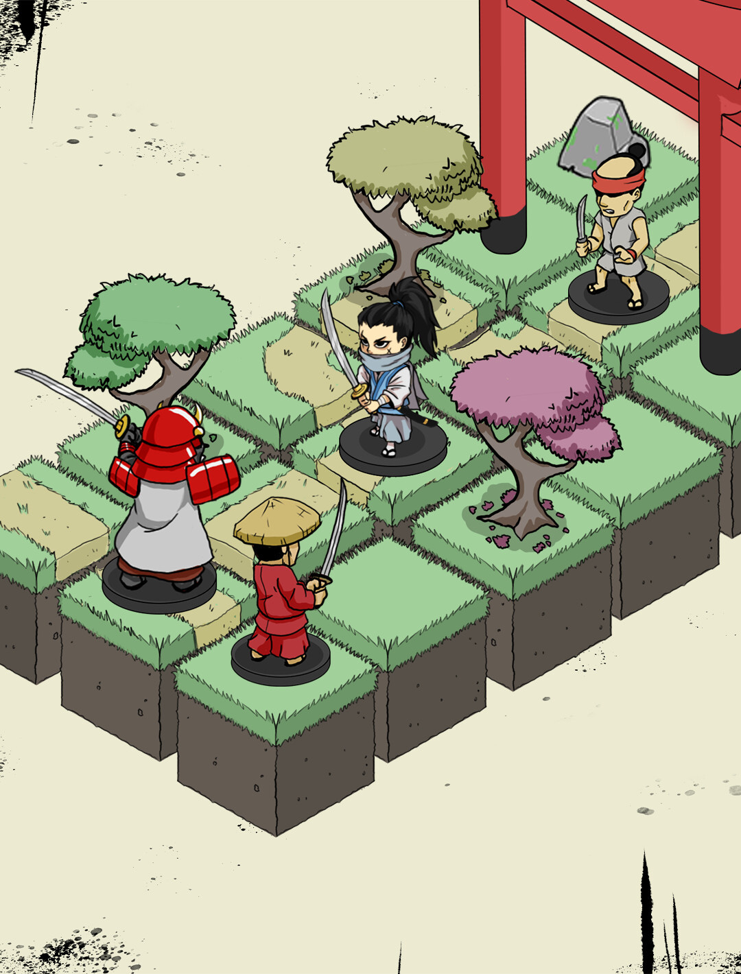 Erick Bruno - Samurai isometric game