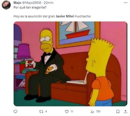 Los mejores memes de la asunción de Javier Milei: “Hermosa mañana,  ¿verdad?” - LA NACION