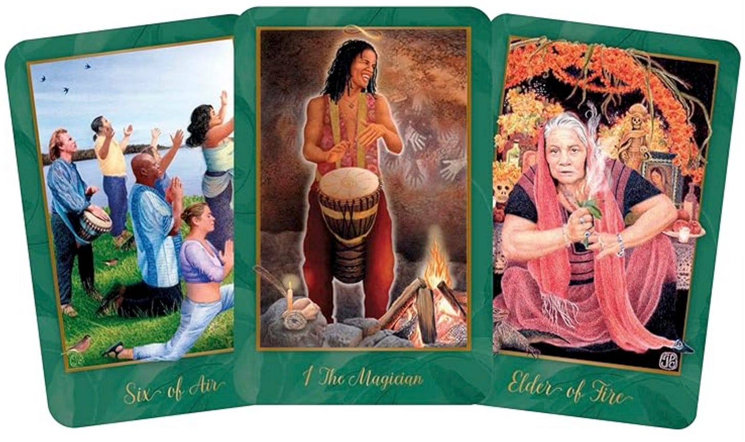 three cards
