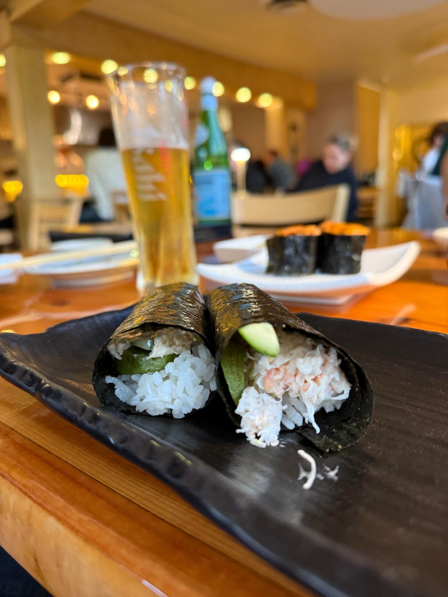 Sushi Tomoki crab hand roll