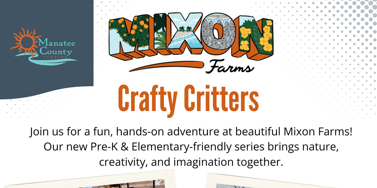 Mixon Farms to Launch Crafty Critters Nature and Craft Series for Young Children
