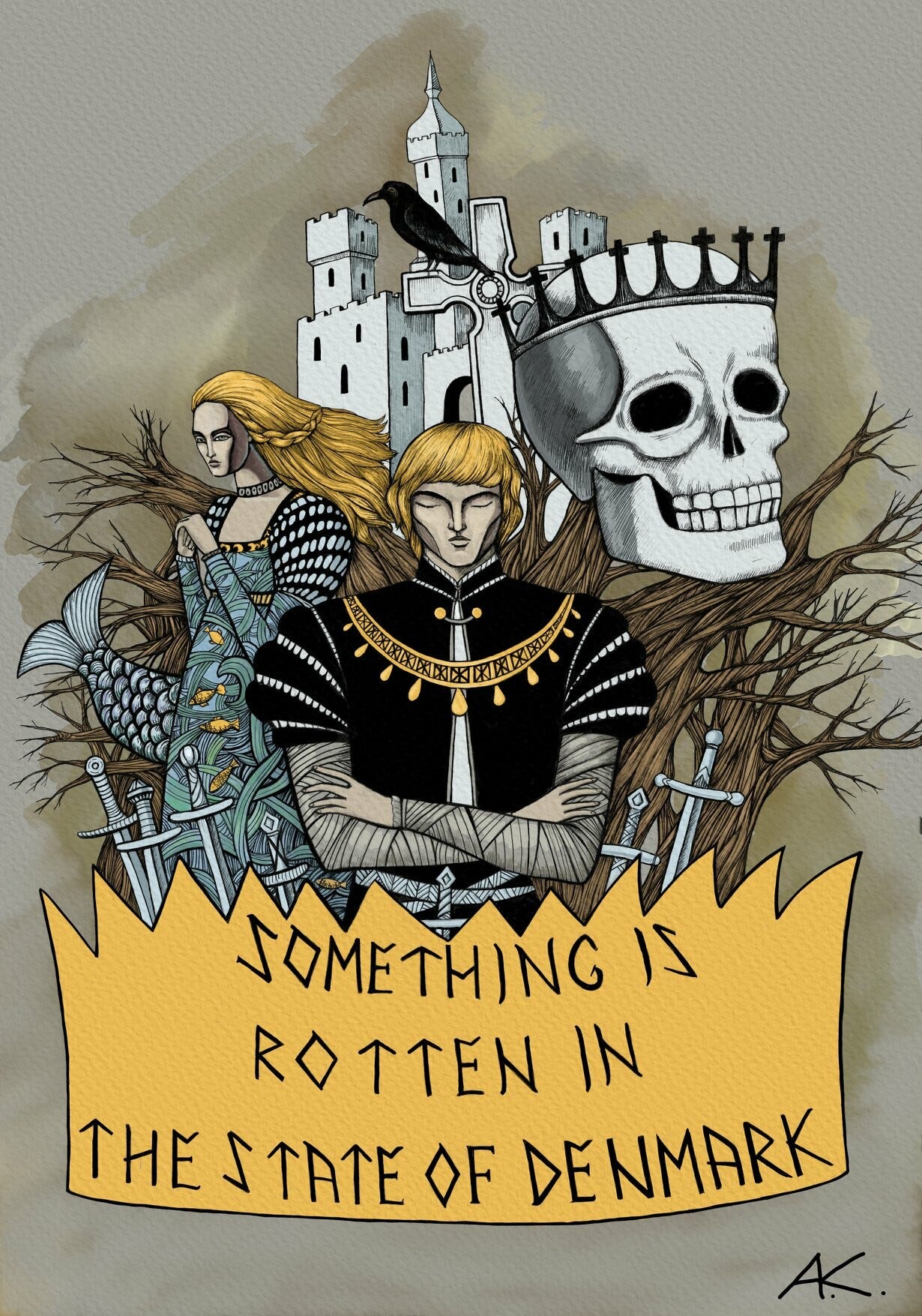 ArtStation - Something is rotten in the state of Denmark
