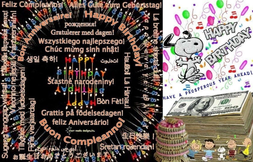 happy birth...month!