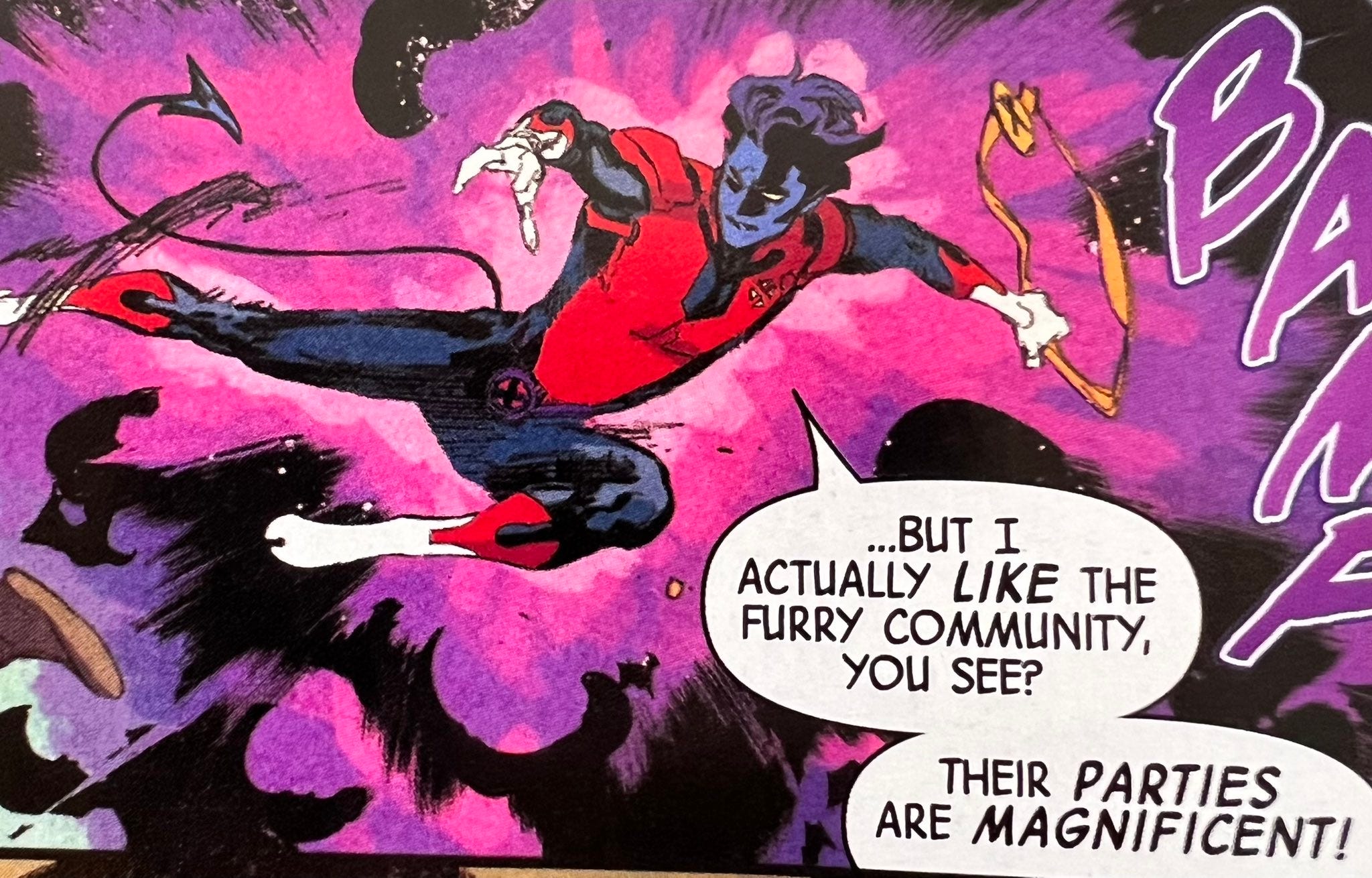 Gail Simone Turns Nightcrawler Furry In Uncanny X-Men #3, image size:2048x1310