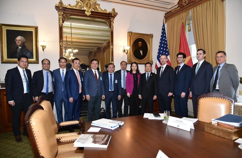 Việt Nam, Hoa Kỳ thống nhất khởi động đàm phán thỏa thuận thương mại đối ứng- Ảnh 4. Việt Nam, Hoa Kỳ thống nhất khởi động đàm phán thỏa thuận thương mại đối ứng- Ảnh 4.