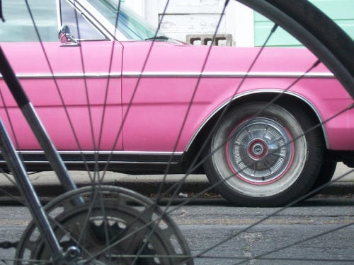 Hot Pink in the Bywater // New Orleans // 03-17-17