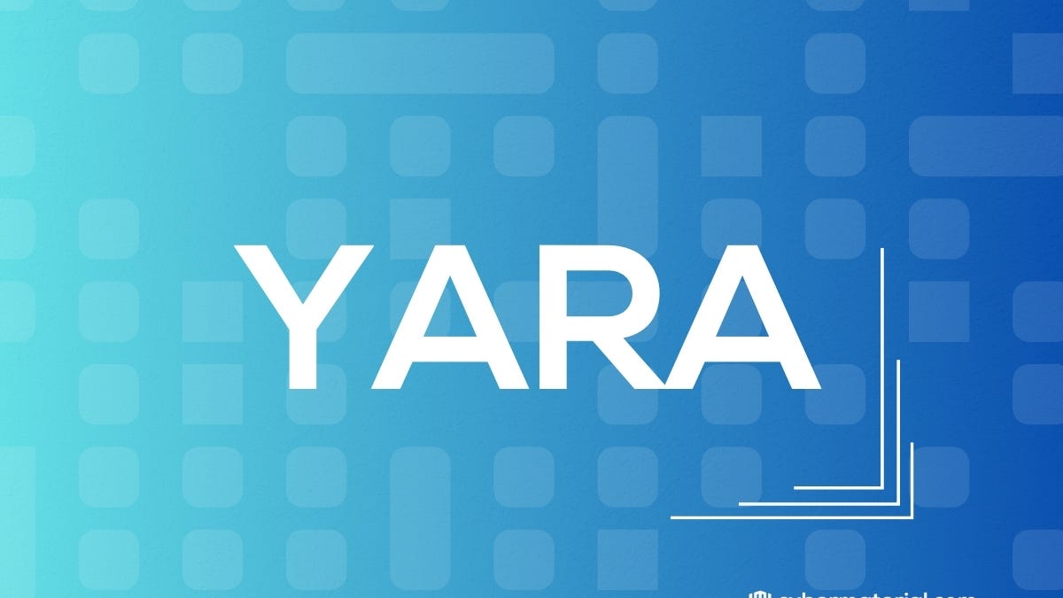 Yara Using What is Yara Tool? - CyberMaterial