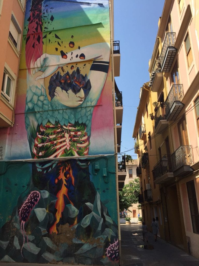 Streetart, Valencia, Spanien Streetart, Valencia, Spanien