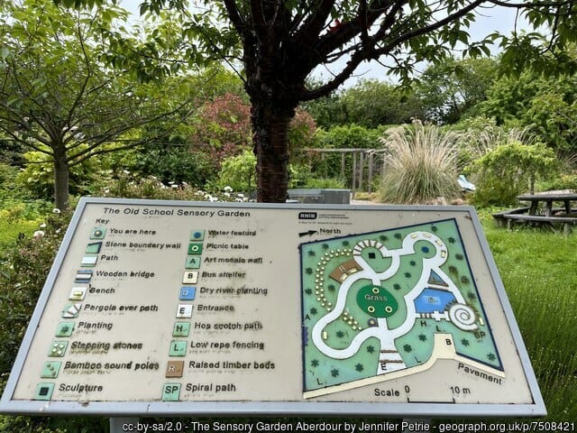 Aberdour Sensory Garden Map  Aberdour Sensory Garden Map