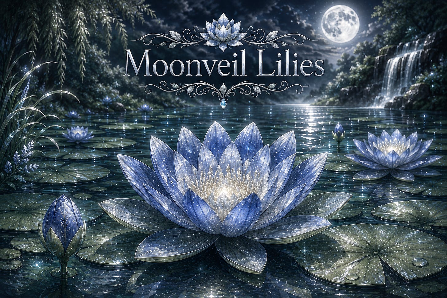 Moonveil Lilies Header
