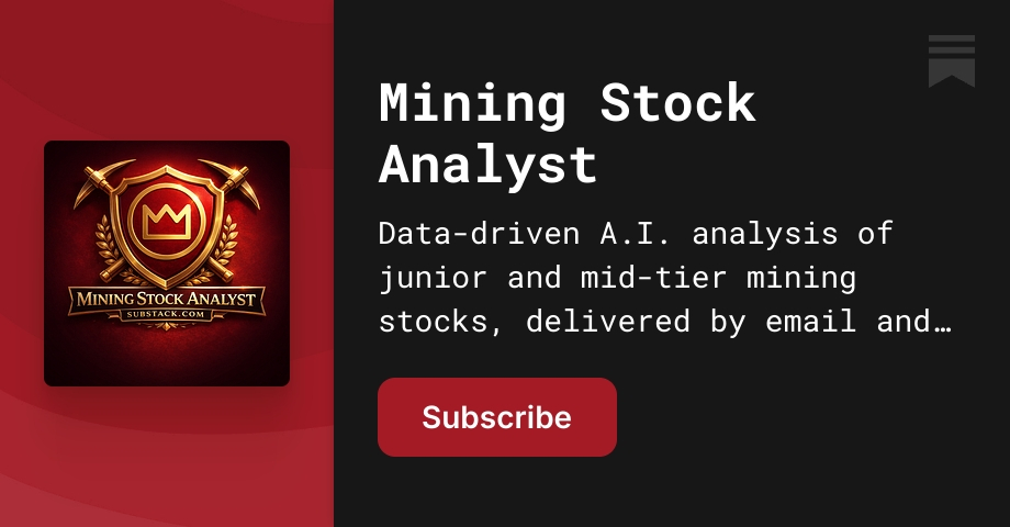 Mining Stock Analyst | Taylor | Substack