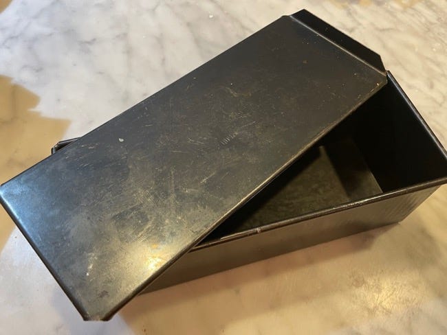 Pain de mie baking pan Greg Patent