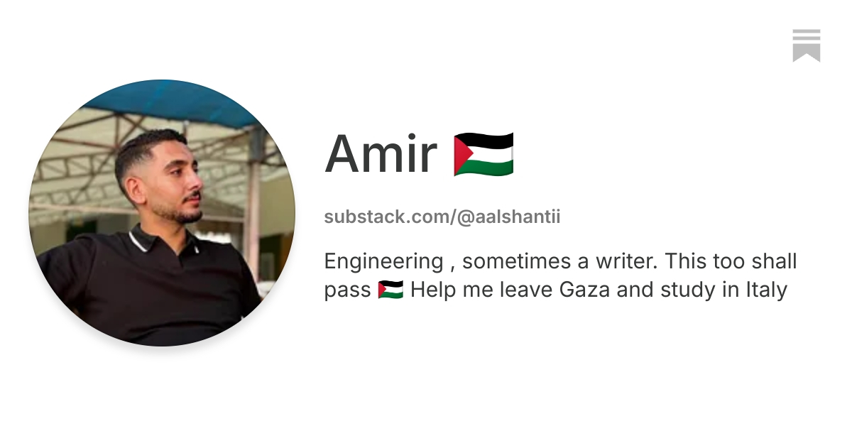 Amir Alshanti | Substack