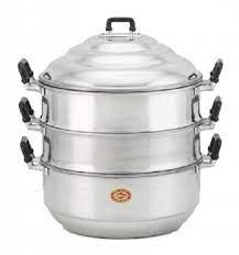 Pot Aluminum 3 Tier Steamer Kitchen Asian Thai Chinese Stewed Heat Food |  eBay