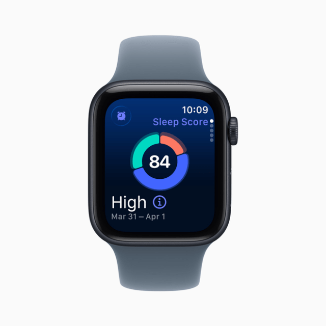 Apple Watch SE 3 features sleep score, which can help users understand the quality of their sleep and how to make it more restorative. Apple Watch SE 3 features sleep score, which can help users understand the quality of their sleep and how to make it more restorative.