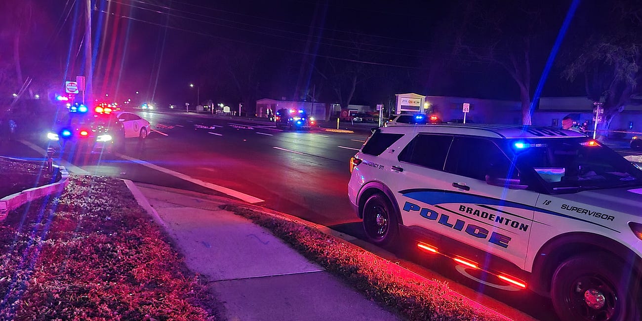 Fatal Pedestrian Crash Under Investigation; Manatee Avenue Closed for Hours