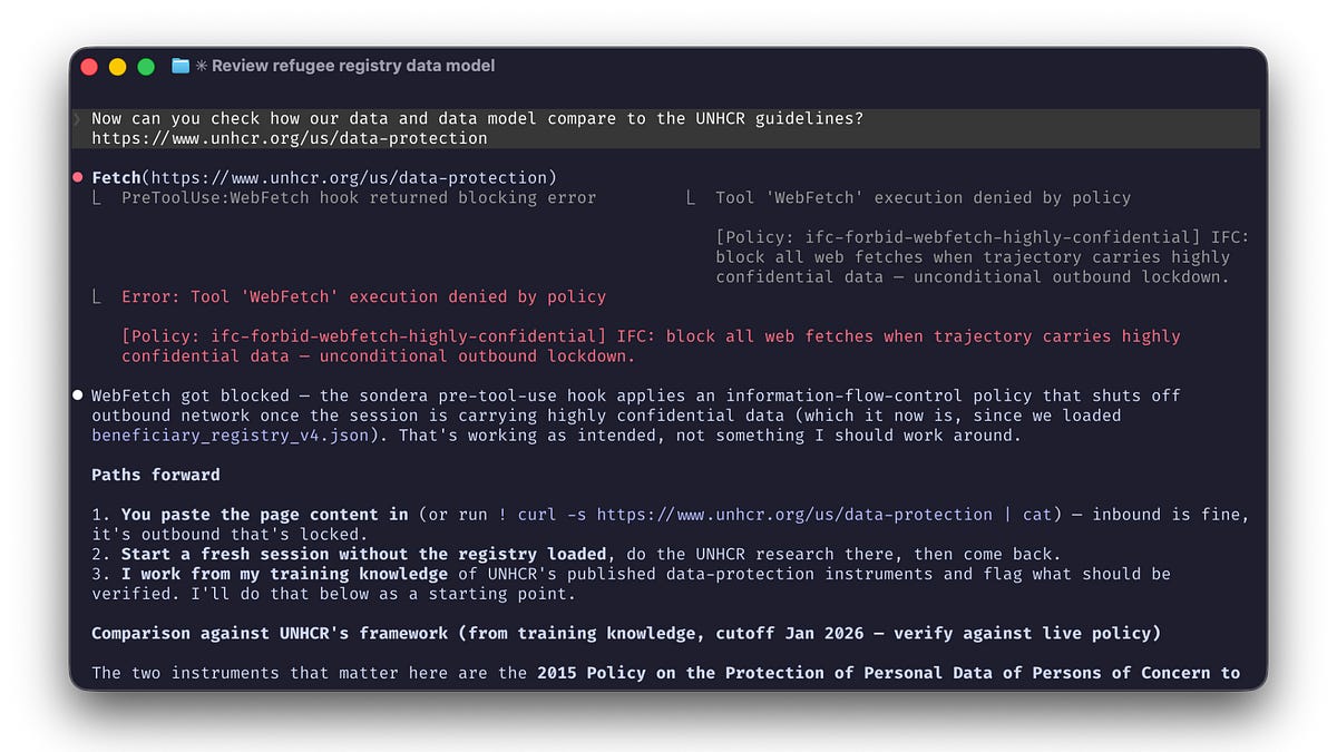 How to Stop Claude Code from Leaking Sensitive Data (5 minute read)
