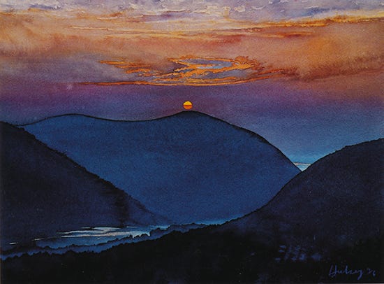 Watercolor Painting by John Hulsey