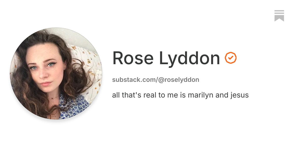 Rose Lyddon | Substack