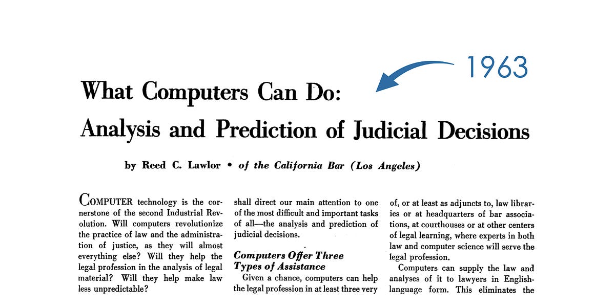 Will AI transform law?