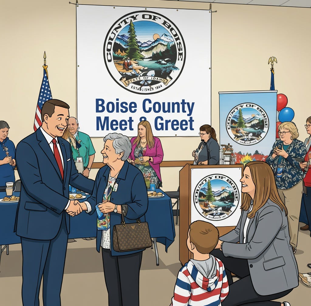 Idaho Politics — Meet & Greet – Boise County Commissioner 2026 Primary Candidates (04/16/26 6pm – 8pm)