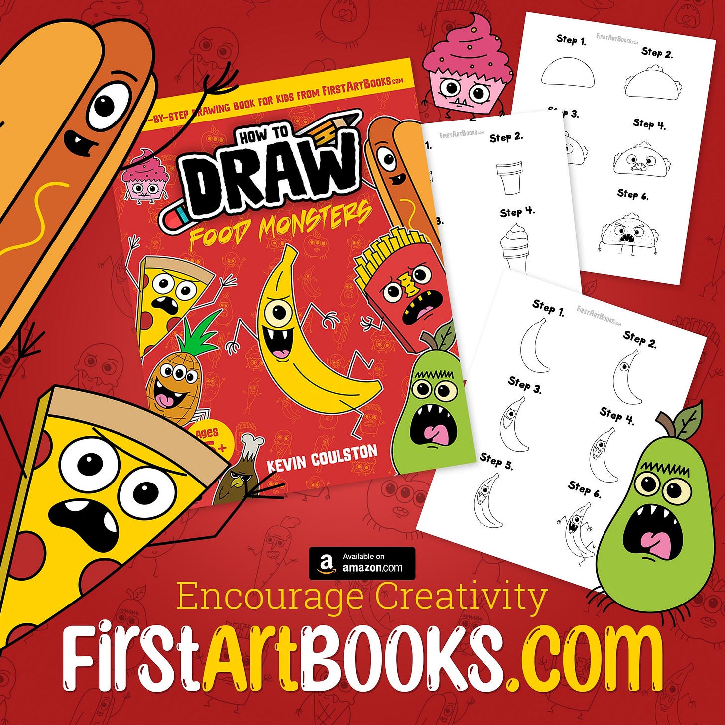 How to Draw a Cheese Monster in 6 Easy Steps | Free Worksheet | From ...