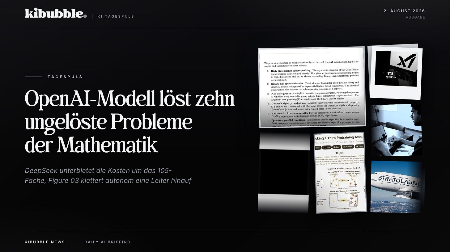 KI beweist jetzt selbst: OpenAI-Modell knackt zehn offene Probleme KI beweist jetzt selbst: OpenAI-Modell knackt zehn offene Probleme