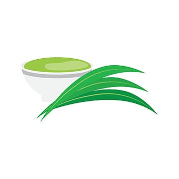 Icône Dillustration De Feuille De Pandan Illustration De ...