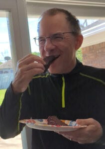 Tod eating the Cake Tod eating the Cake