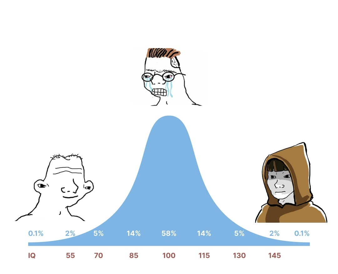 Bell Curve : r/MemeRestoration Bell Curve : r/MemeRestoration
