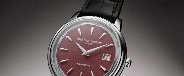New: Frederique Constant Classics Moneta Solarmetre :