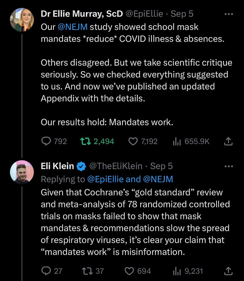 eli klein tweet quoted below