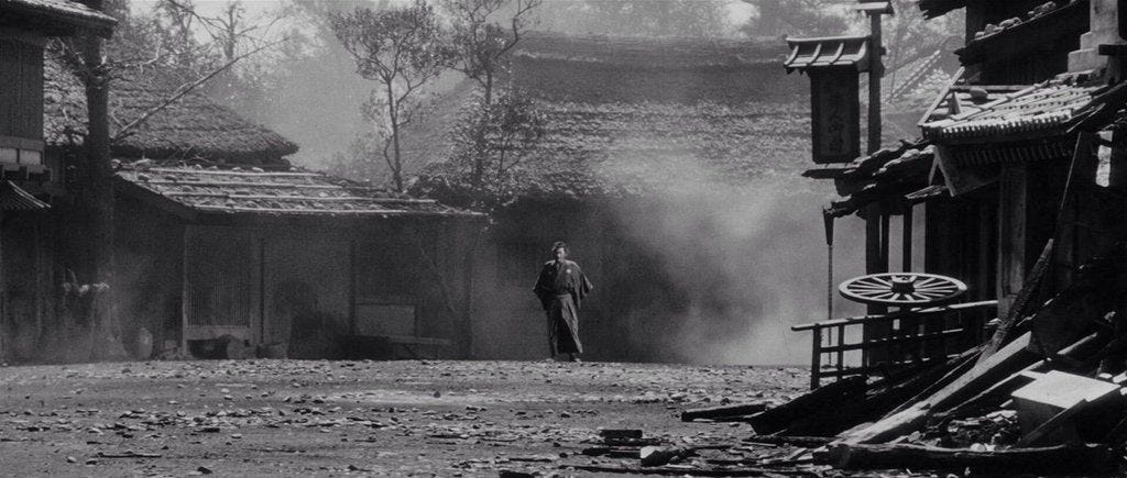 YOJIMBO (1961) Cinematography by Kazuo Miyagawa Directed by Akira Kurosawa  Explore more shots in our database: https://t.co/z8qbeAhwjA