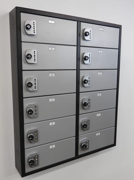 Wall mounted mobile storage