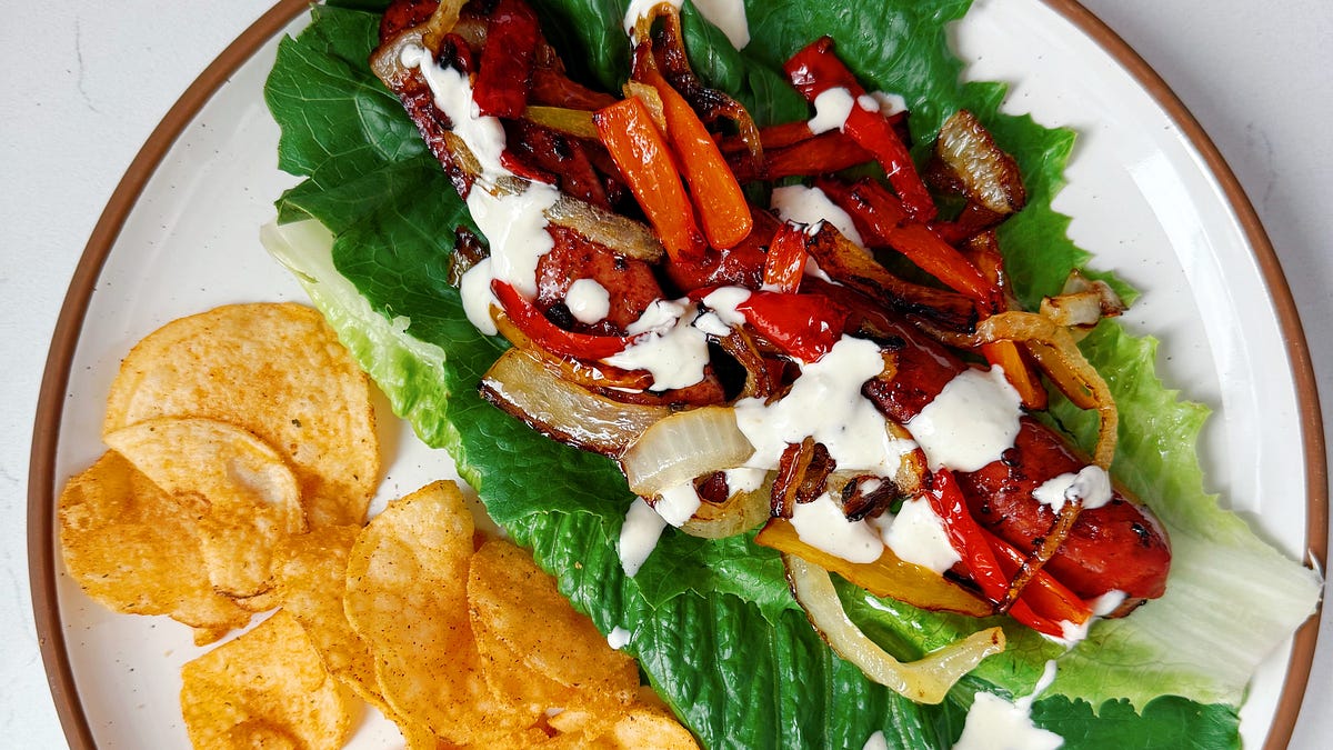 Cook This Now: 10 Minute Apple Chicken Sausage Wraps