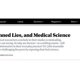 Medical Journals Are Corrupt and the Research Is Mostly Junk