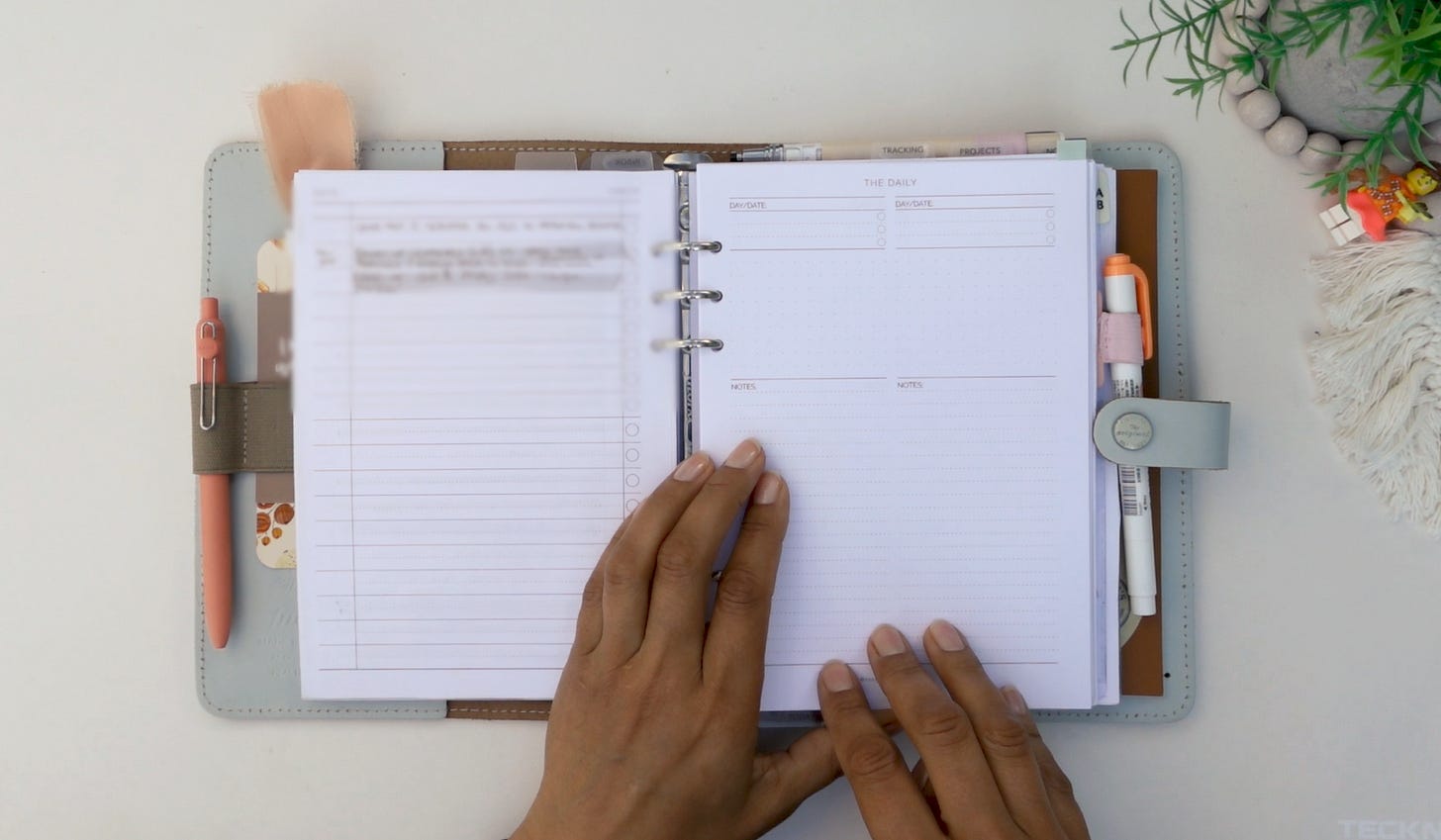 My daily logging method