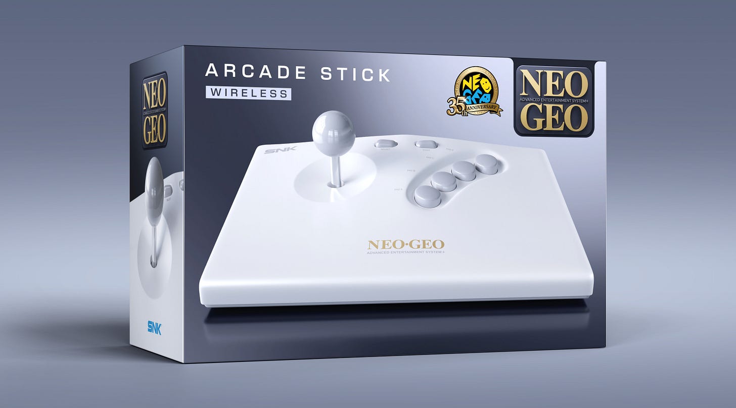NEOGEO AES+ Wireless Arcade Stick 35th Annivesary Edition