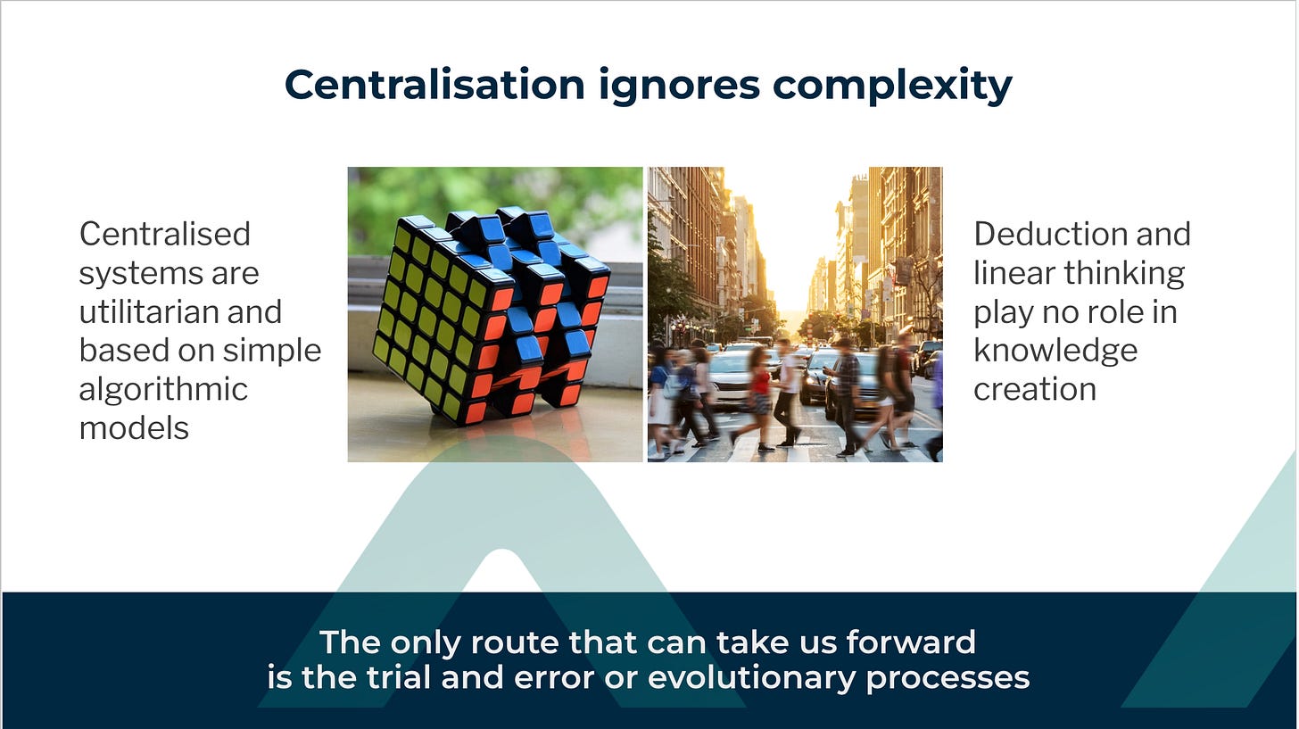 The problem with centralisation - by Nick Hudson